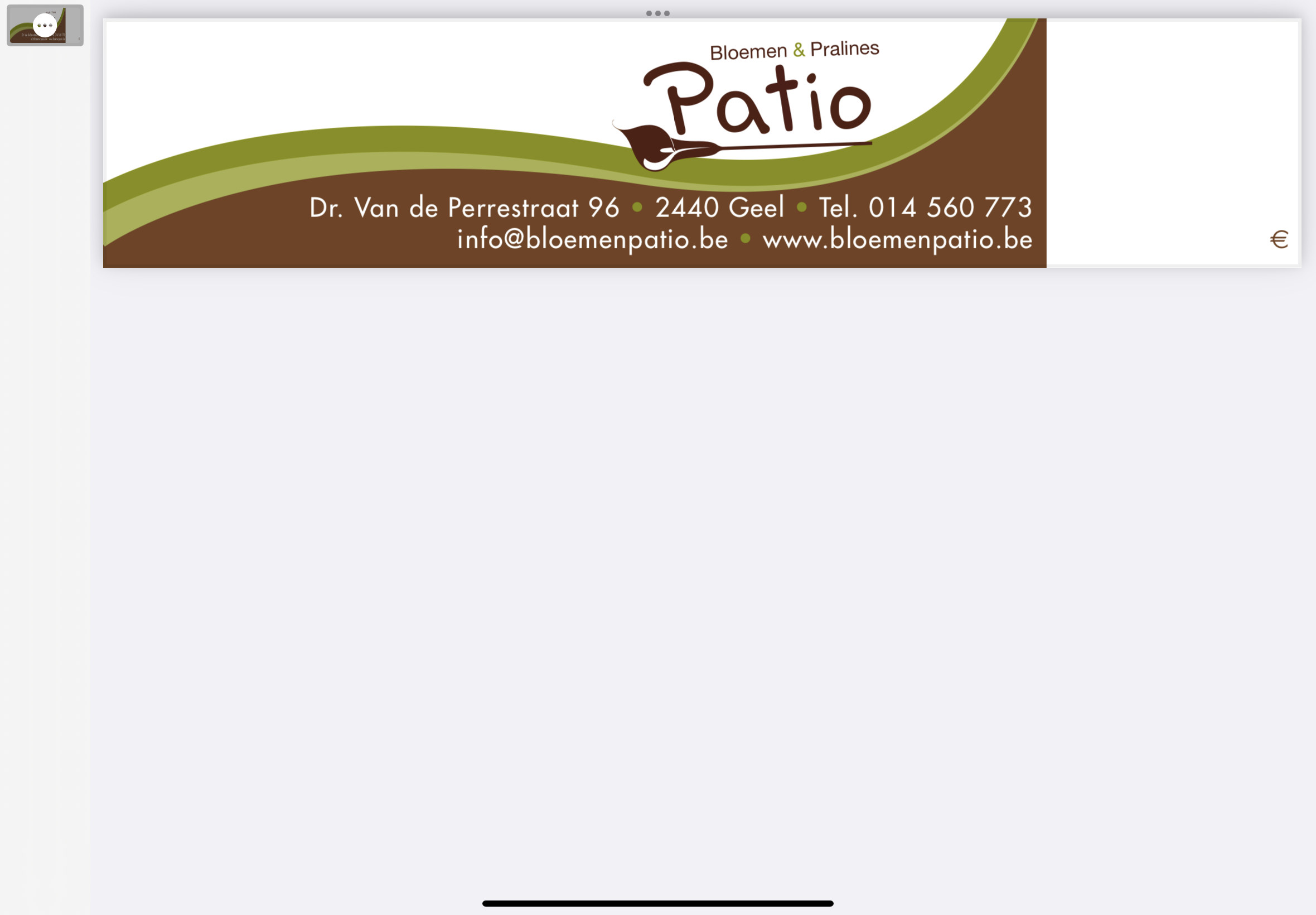 Bloemen patio