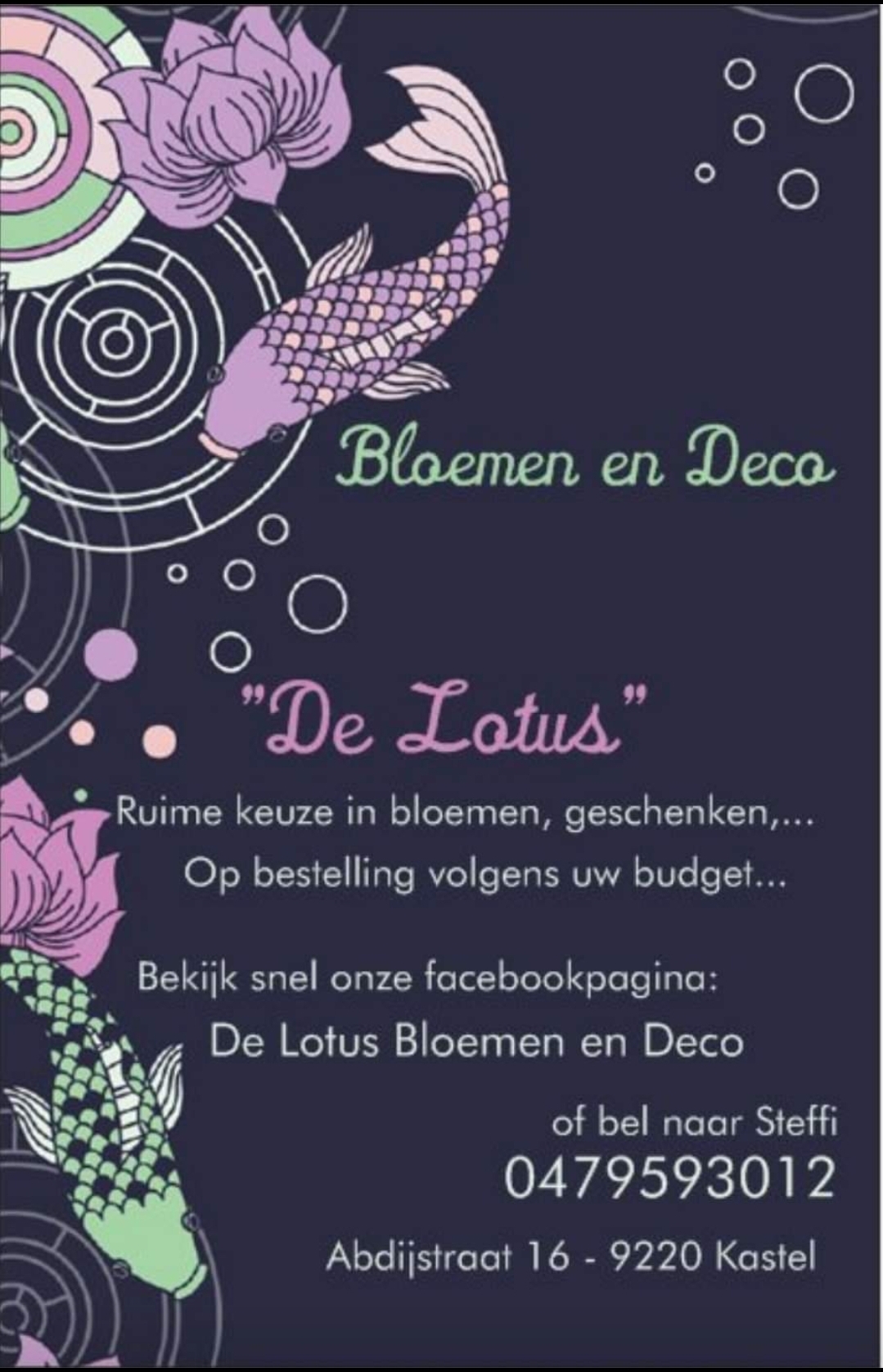 De Lotus bloemen en deco