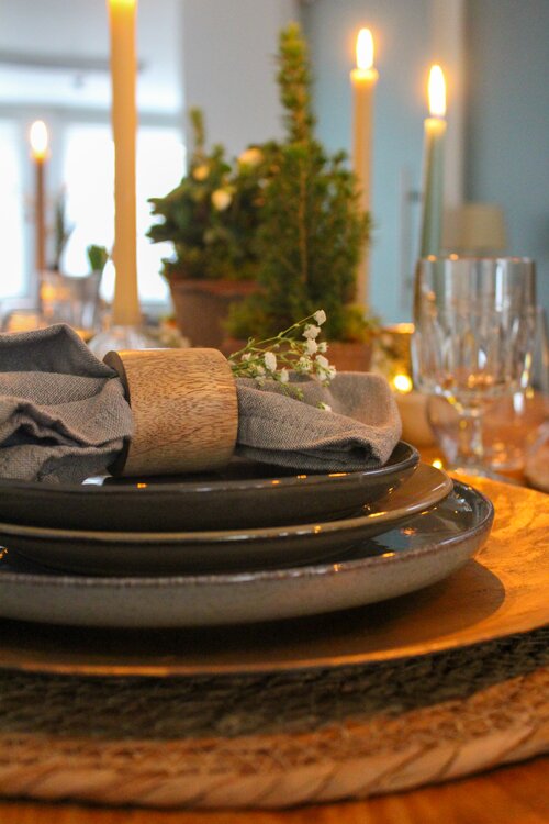 Feesttafel styling met planten - Groen van bij ons