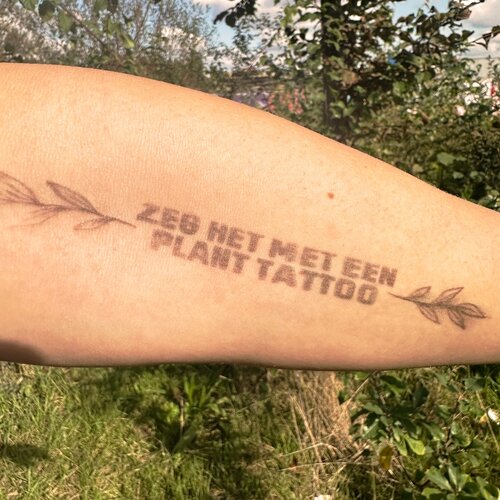 Zeg het met een plant tattoo - Groen van bij ons