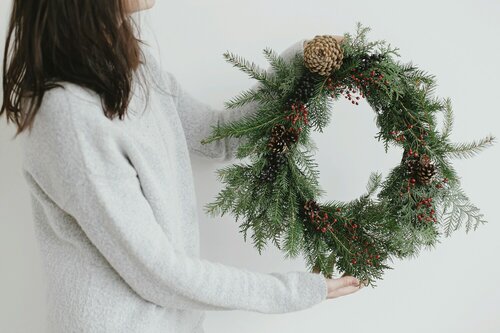 Kerstkrans maken - Groen van bij ons